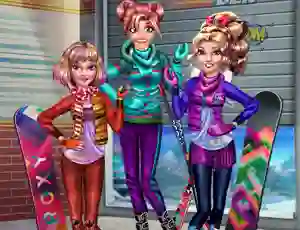 Igra Princesses Winter Holiday online
