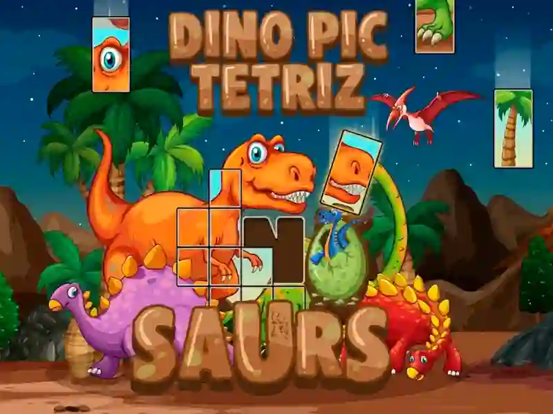 Igra Dino Pic Tetriz online