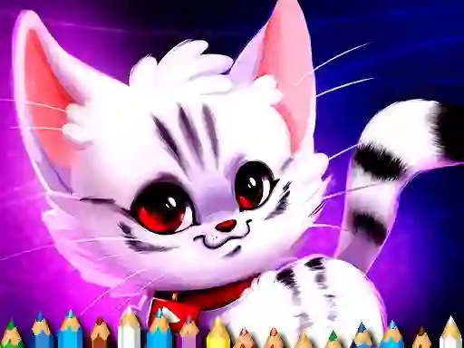 Igra Cute Kitty Coloring online