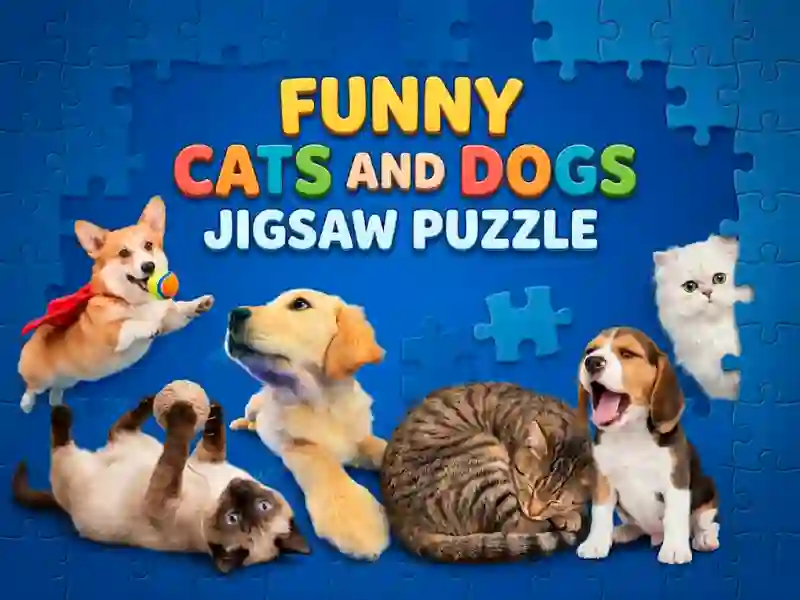 Igra Funny Cats And Dogs Jigsaw Puzzle online