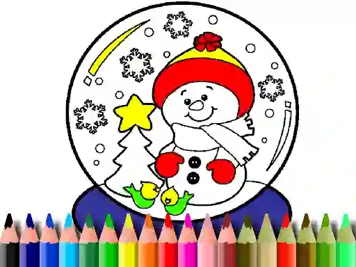 Igra Back To School: Christmas Coloring Book online