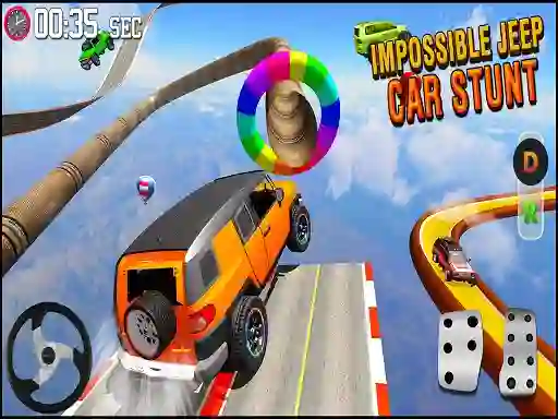 Igra GT Jeep Impossible Mega Dangerous Track online