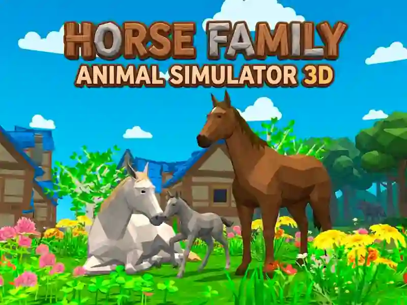 Igra Horse Family Animal Simulator 3D online