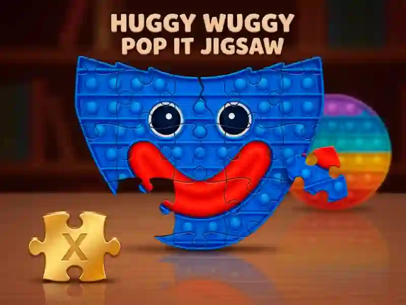 Igra Huggy Wuggy Pop It Jigsaw online