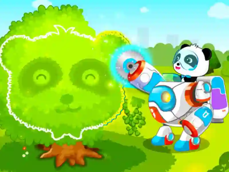 Igra Little Panda Green Guard online