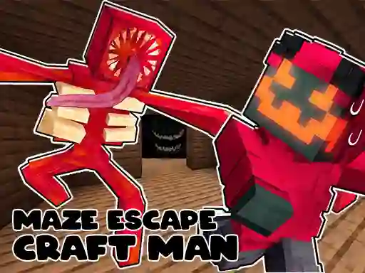 Igra Maze Escape: Craft Man online