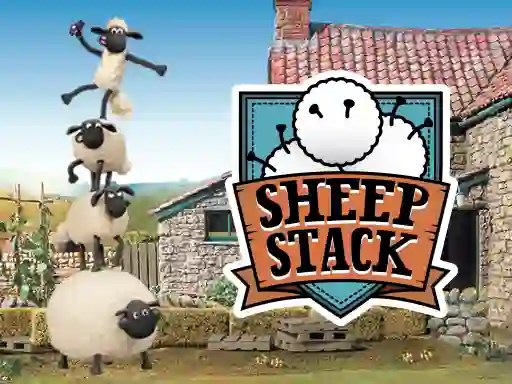 Igra Shaun The Sheep Sheep Stack online