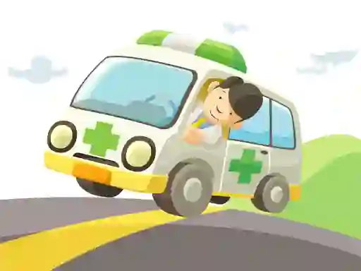 Igra Cartoon Ambulance online