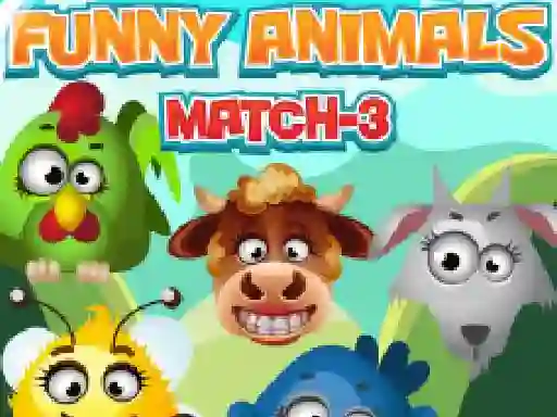 Igra Funny Animals Match 3 online