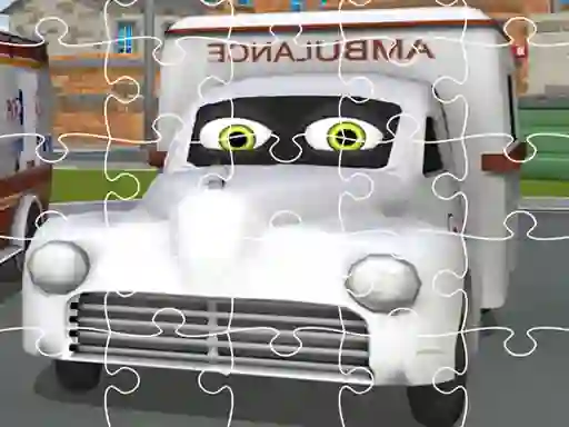 Igra Ambulance Trucks Jigsaw online