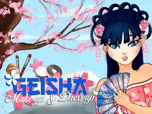 Igra Geisha make up and dress up online