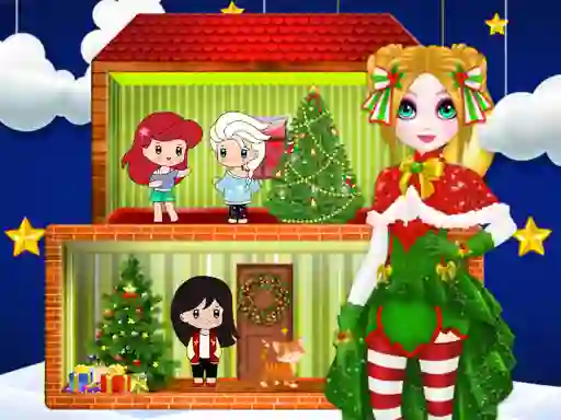 Igra Christmas Puppet Princess House online