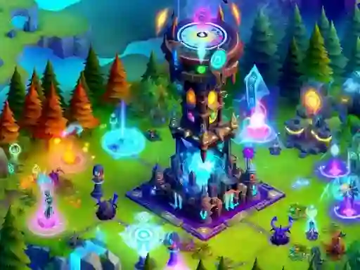 Igra 2D Fantasy Tower Defence online