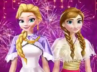 Igra Ellie and Annie New Year Eve Party online