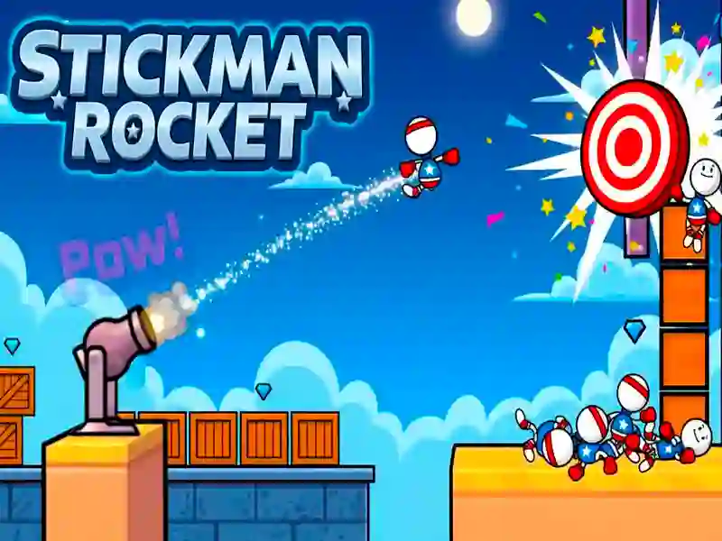 Igra Stickman Rocket online