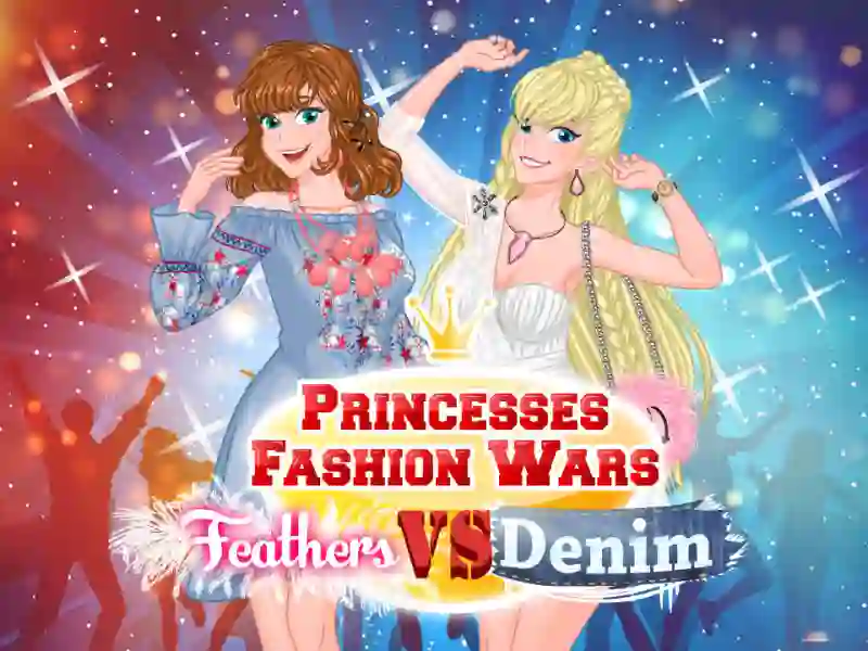 Igra Princesses Fashion Wars Feathers VS Denim online
