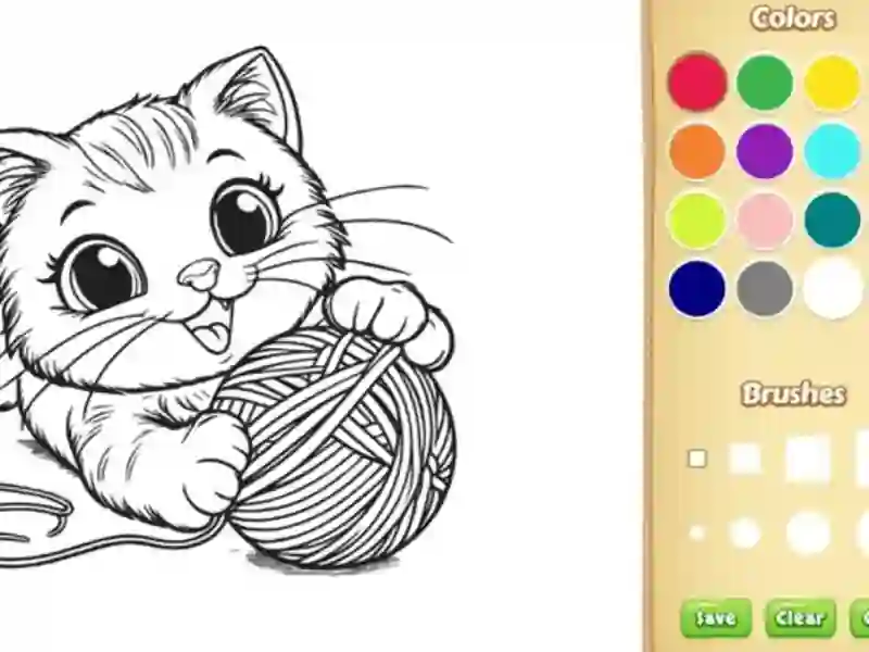 Igra Cat Coloring Book online