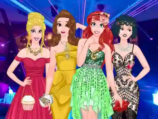 Igra  Princesses Graduation Party Night online