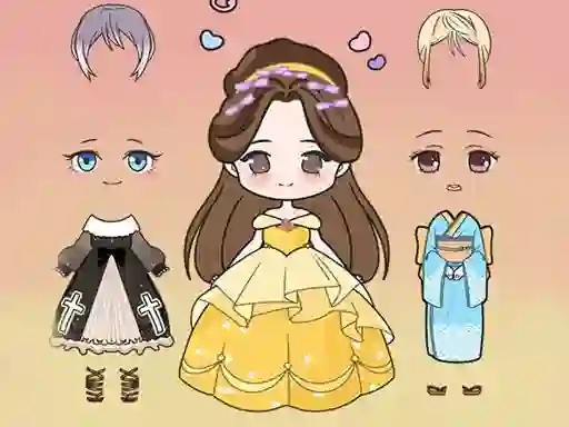 Igra Vivi Doll Dress Up online