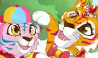 Igra Mommy and Baby Tiger online