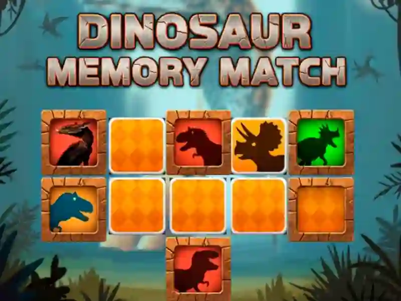 Igra Dinosaur Memory Match online