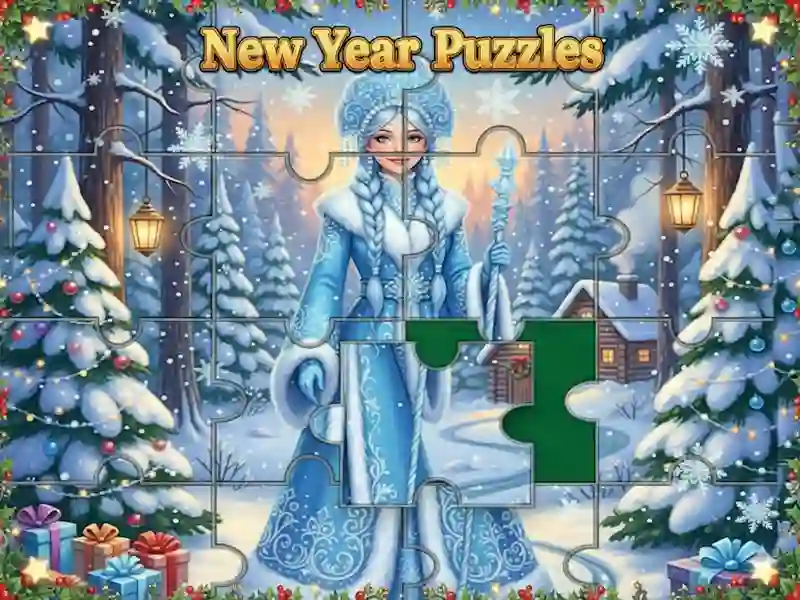 Igra New Year Puzzles online
