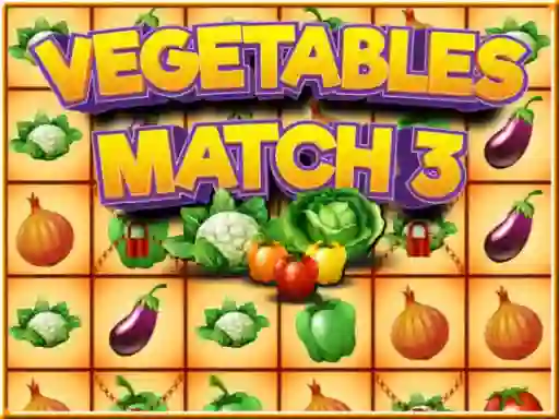 Igra Vegetables match 3 online