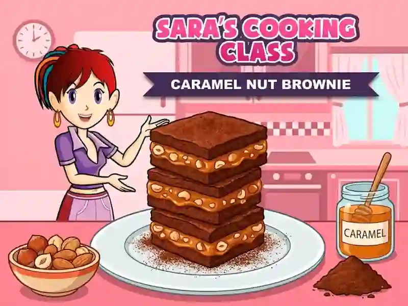 Igra Sara`s Cooking Class Caramel Nut Brownie online