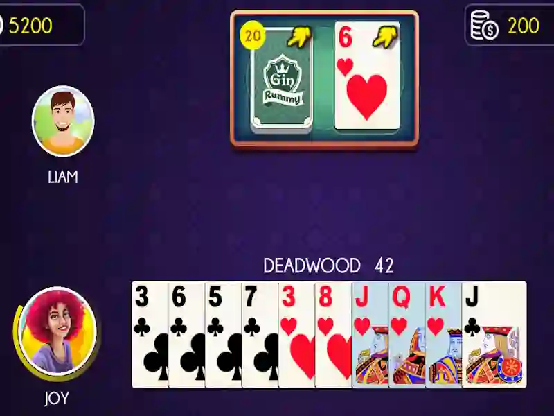 Igra Gin Rummy online