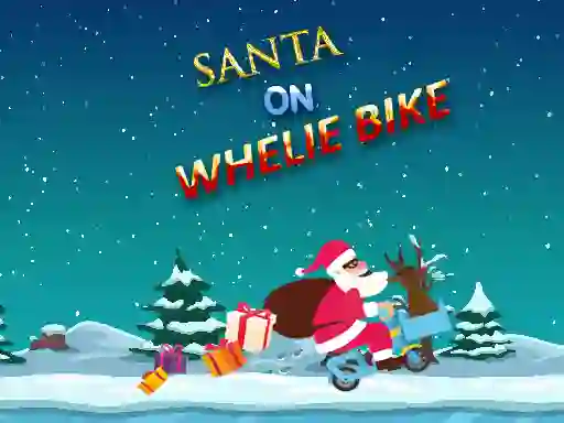 Igra Santa On Wheelie Bike online