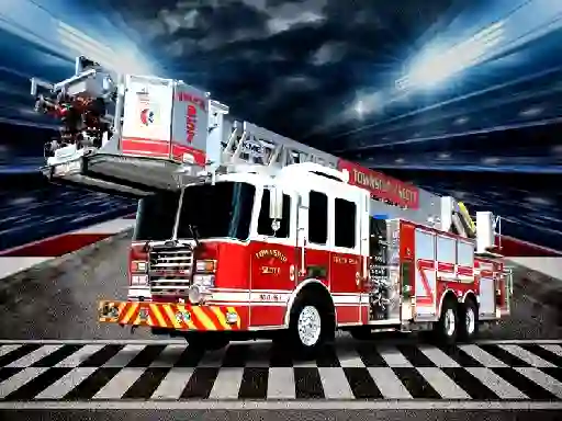 Igra Fire Trucks Puzzle online