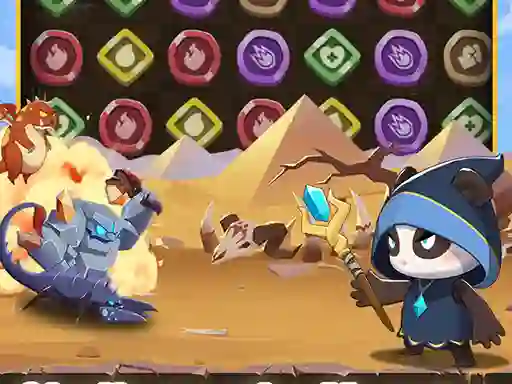 Igra Legend of Panda Match 3 & Battle online