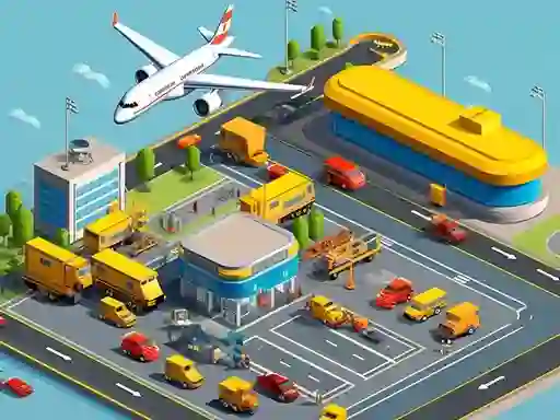 Igra Taxi Empire Airport Tycoon online
