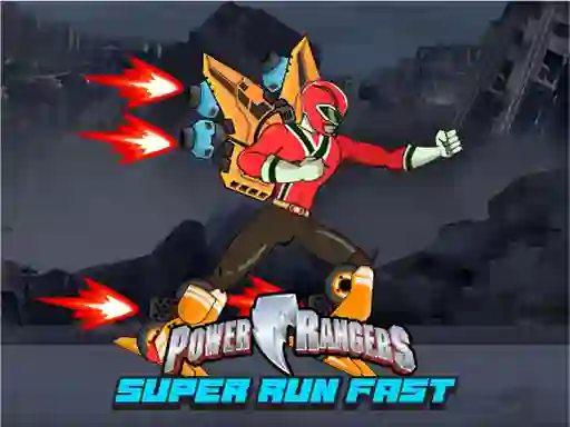 Igra Power Rangers Super Run Fast online