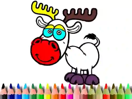 Igra Back to School: Deer Coloring Book online