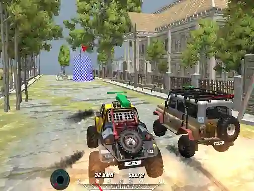 Igra Offroad Monster Truck Forest Championship online