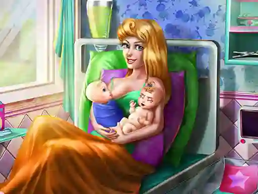 Igra Sleepy Princess Twins Birth online