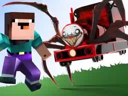 Igra Noob vs Spider Train online