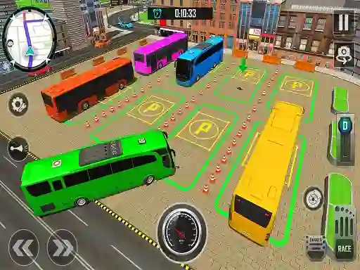 Igra Bus City Parking Simulator online