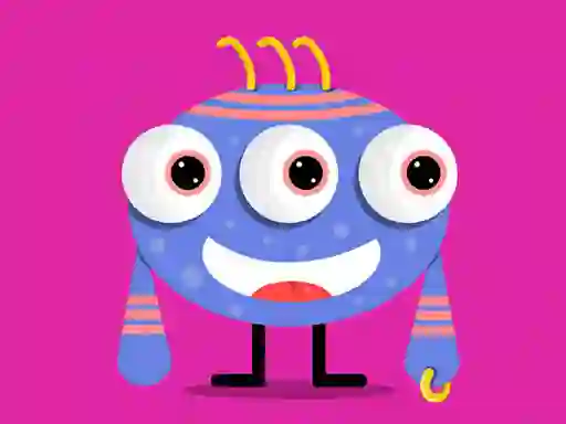 Igra Cute Little Monsters Memory online
