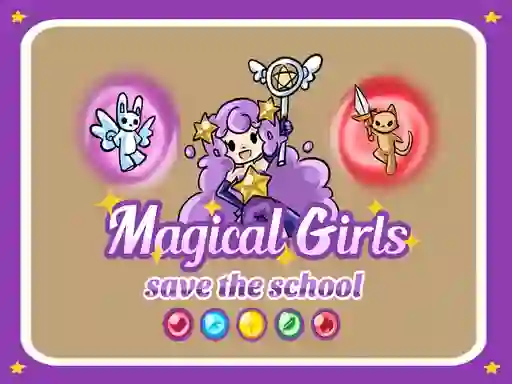 Igra Magical Girls Save the School online
