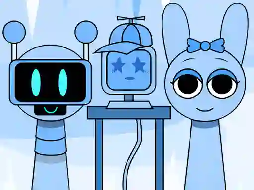 Igra Huggy Mix Sprunki Music Box online