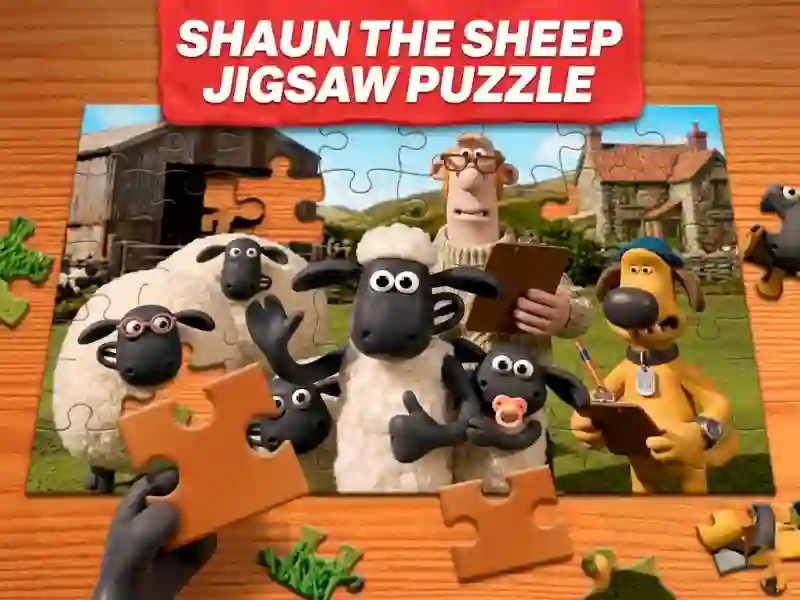 Igra Shaun the Sheep Jigsaw Puzzle online