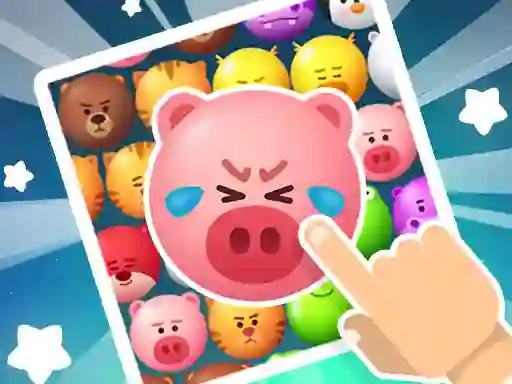 Igra Crazy Zoo Swipe Match 3 Puzzle online