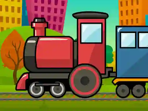 Igra Train Jigsaw online