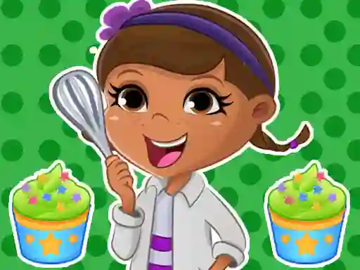 Igra Dottie Doc Mcstuffins Cupcake Maker online
