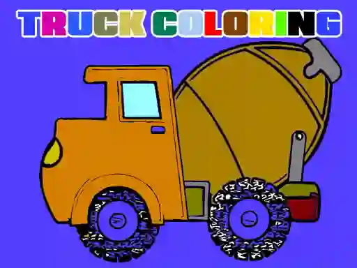 Igra Trucks Coloring Book online