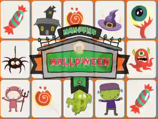 Igra Halloween Mahjong online