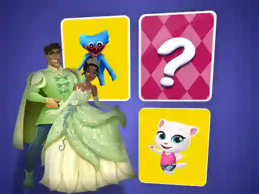Igra The Princess and the Frog Memory Card Match online