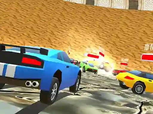 Igra Low Poly Smash Cars online